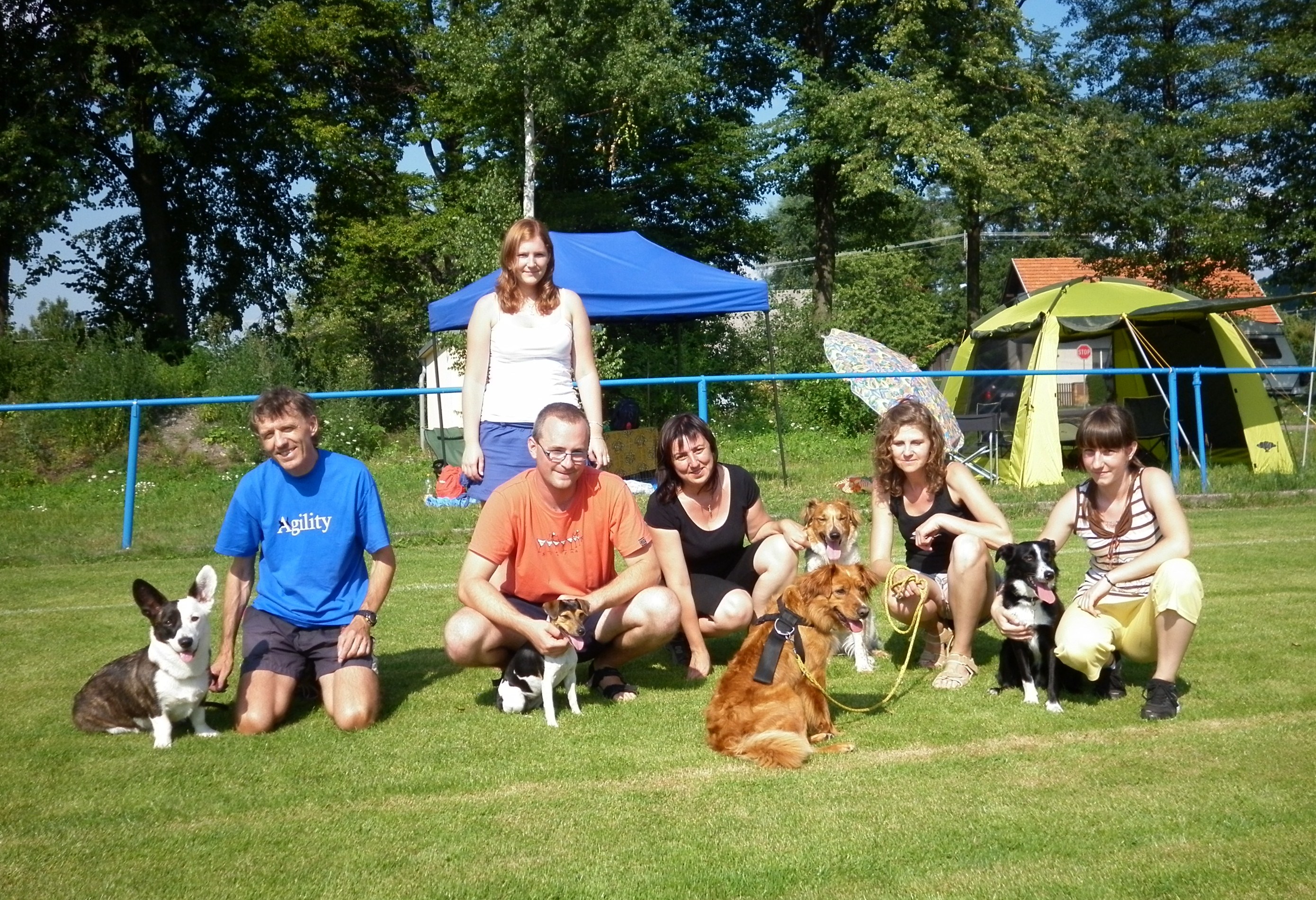 Závodníci našeho agility klubu Nový Jičín